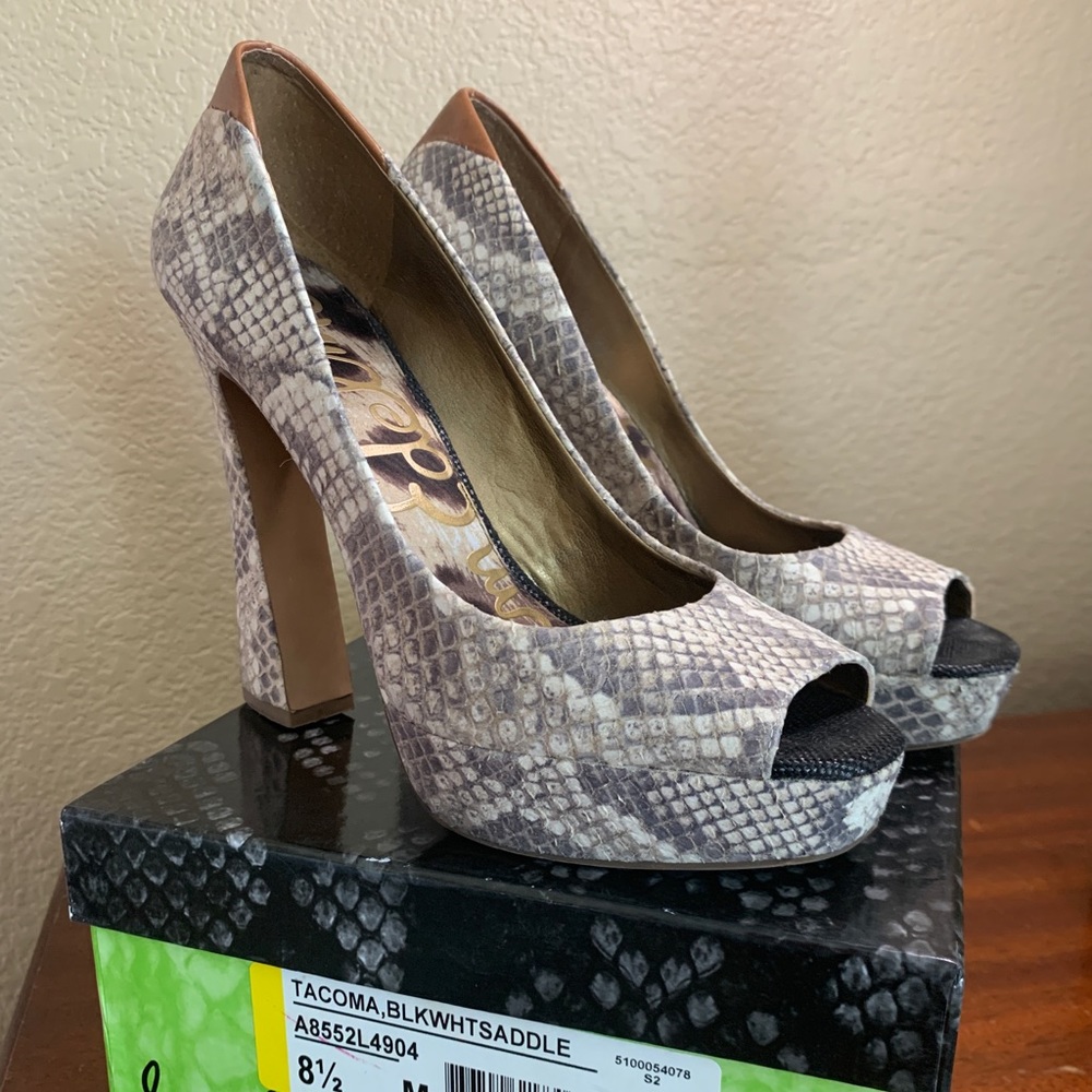 Sam Edelman Tacoma peep-toe heels 8.5
